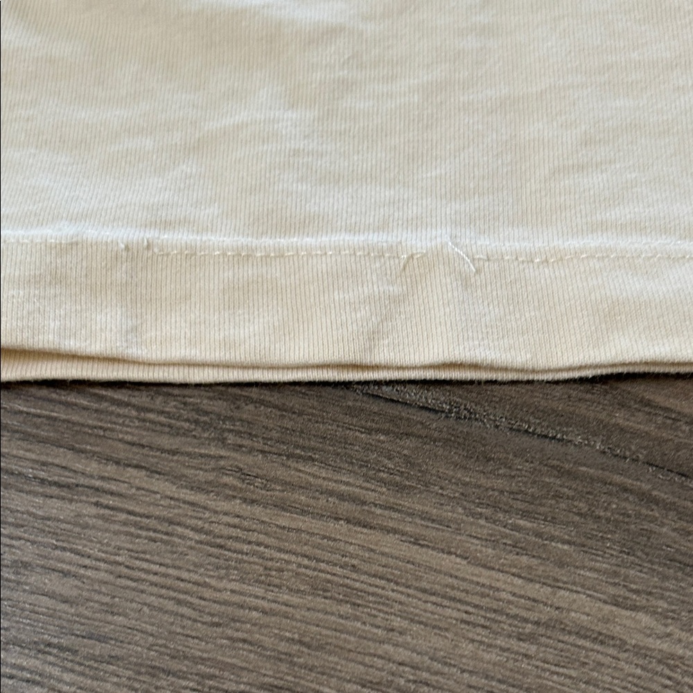 Fear of God Essentials Cream Men's T-Shirt XL - Picture 9 of 10